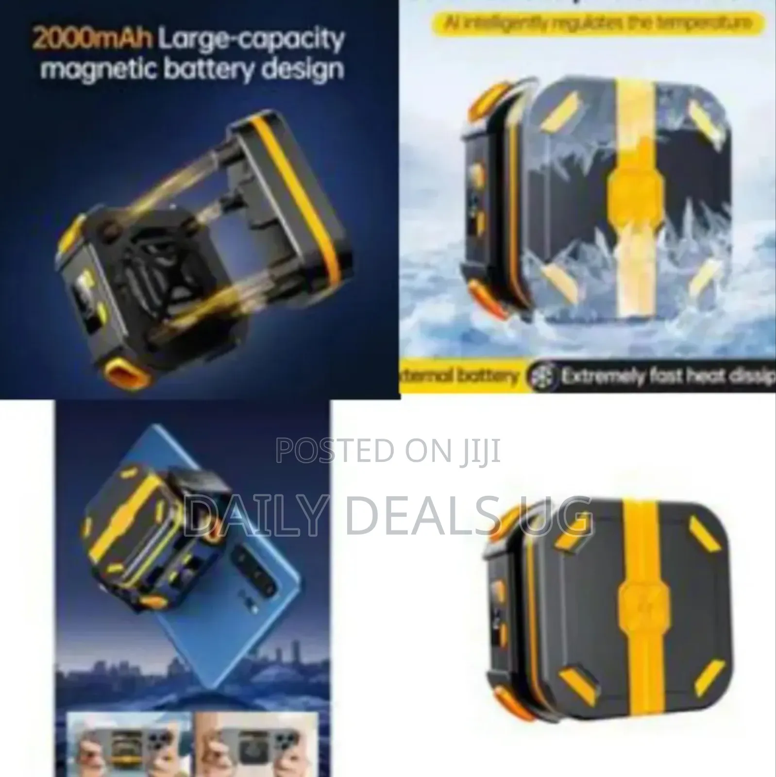 P70 Mobile Phone Cooler Ai Semiconductor Magnetic Ice Cooling Radiator