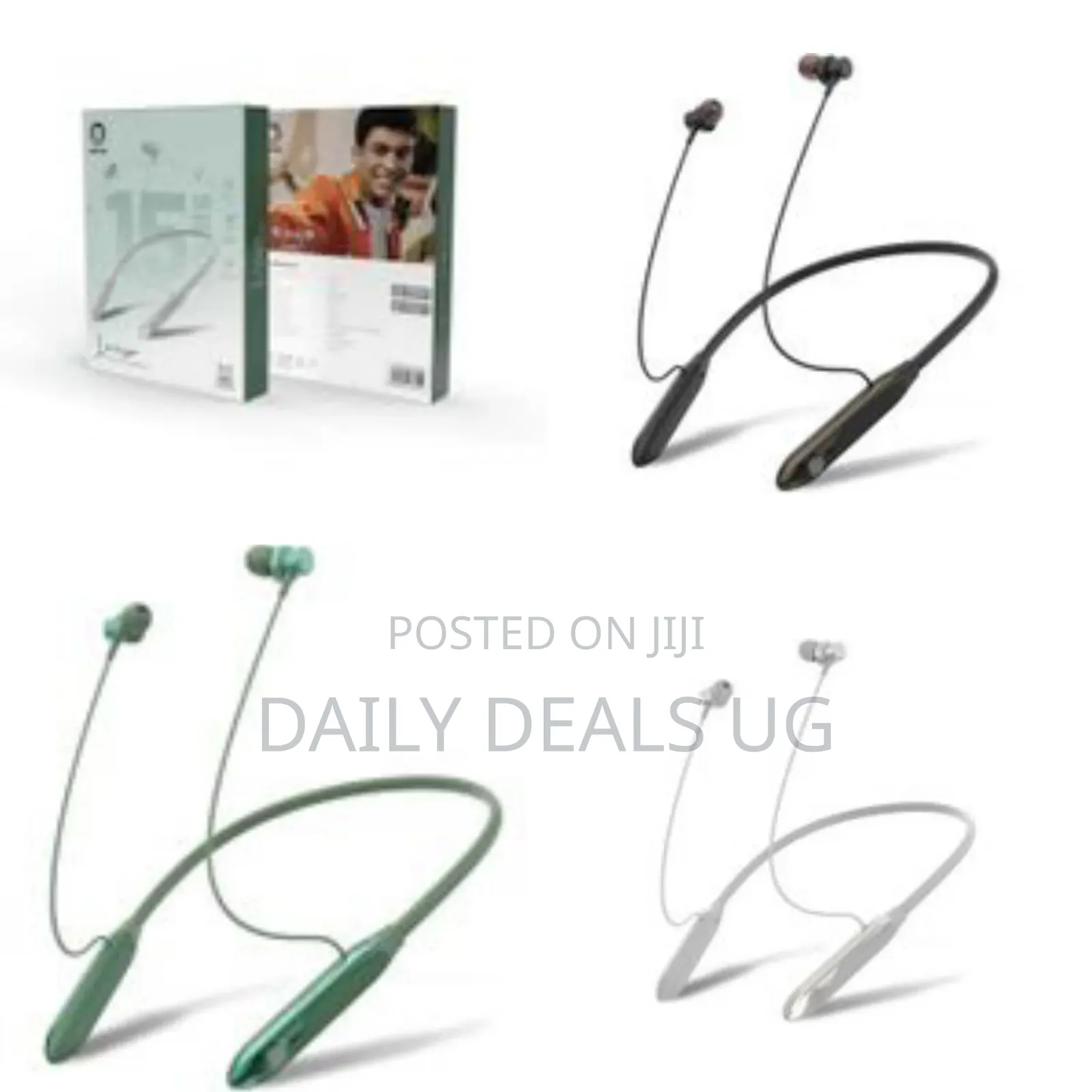 Green Lion Larissa Wireless Neckband Headphones, Control Buttons