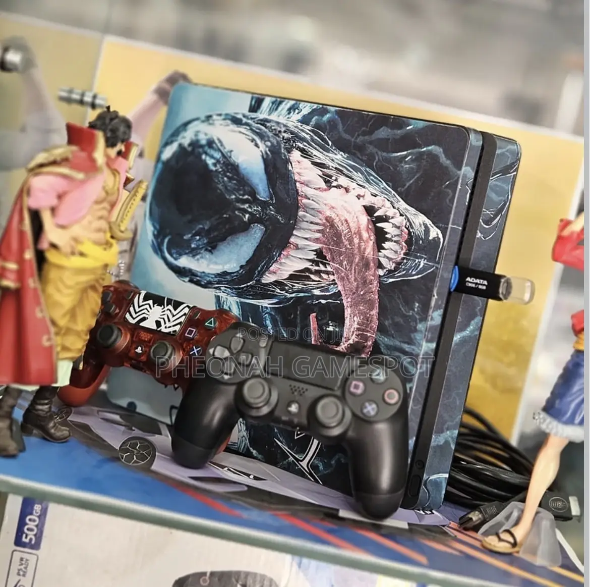 Ps4 Gamer Set, Two Controllers, 19 Games Loaded, Bright Action Tone.