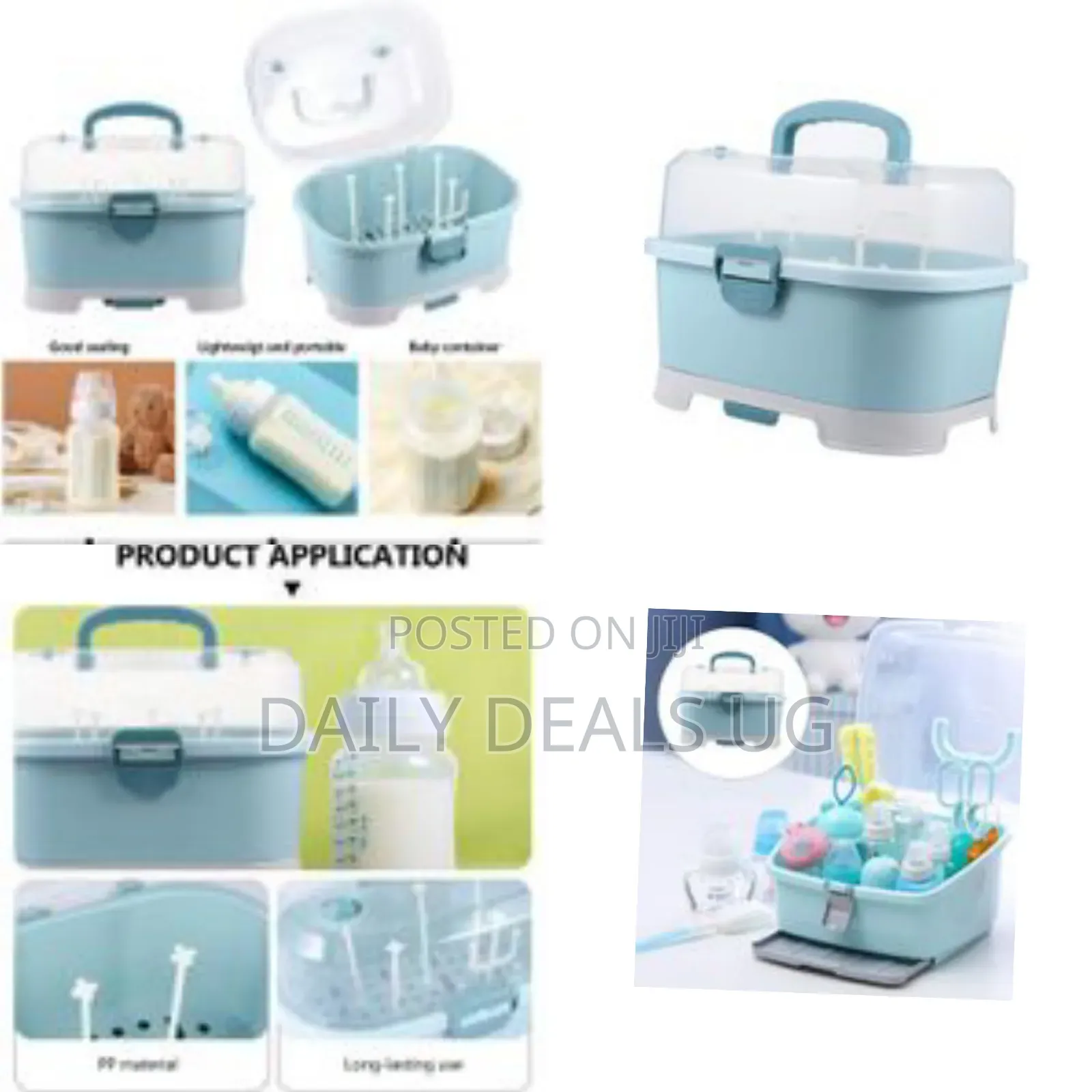 Baby Bottle Dryer 1pc Portable Baby Bottle Drying Rack Storage Box
