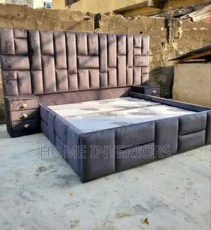 Coffee Brown Cloth 6 by 6 Bed