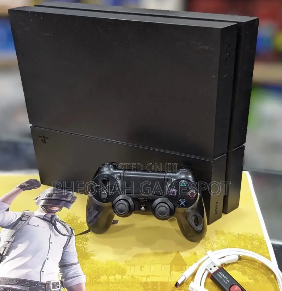 Ps4 Power Set, Two Controllers, 12 Games Installed, Fast Response.