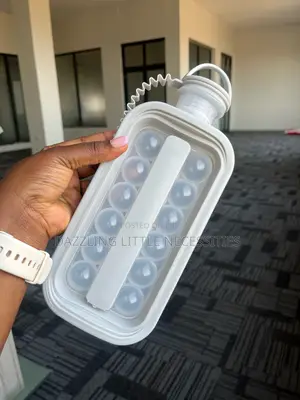 Ice Cube Making 2 in 1 Bottle - Gray