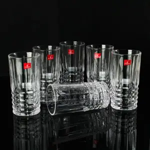 Six Patterned Glass 12pc- 450ml
