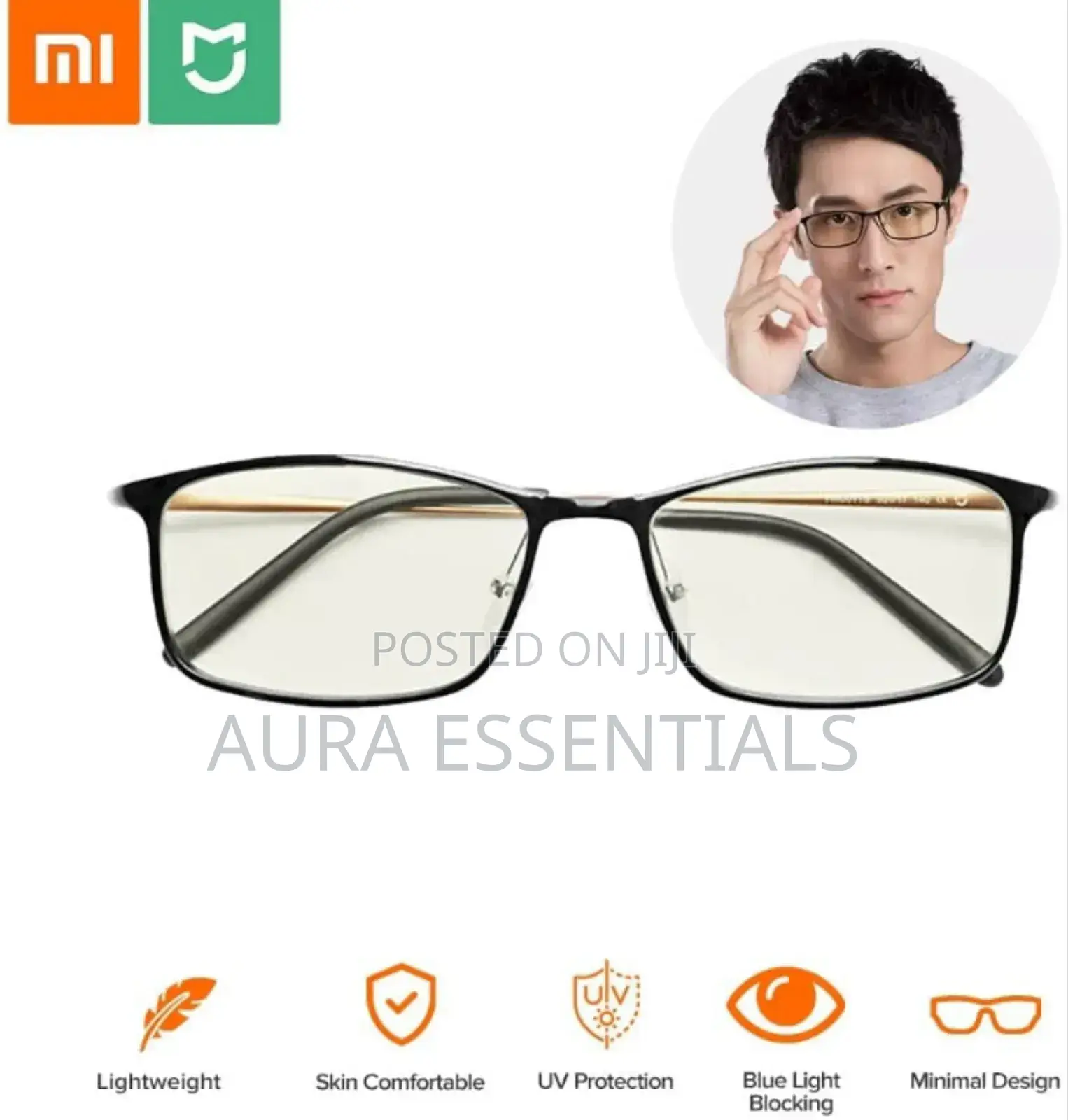 Xiaomi Mijia Computer Glasses Anti Blue Ray Light Tr90 Frame