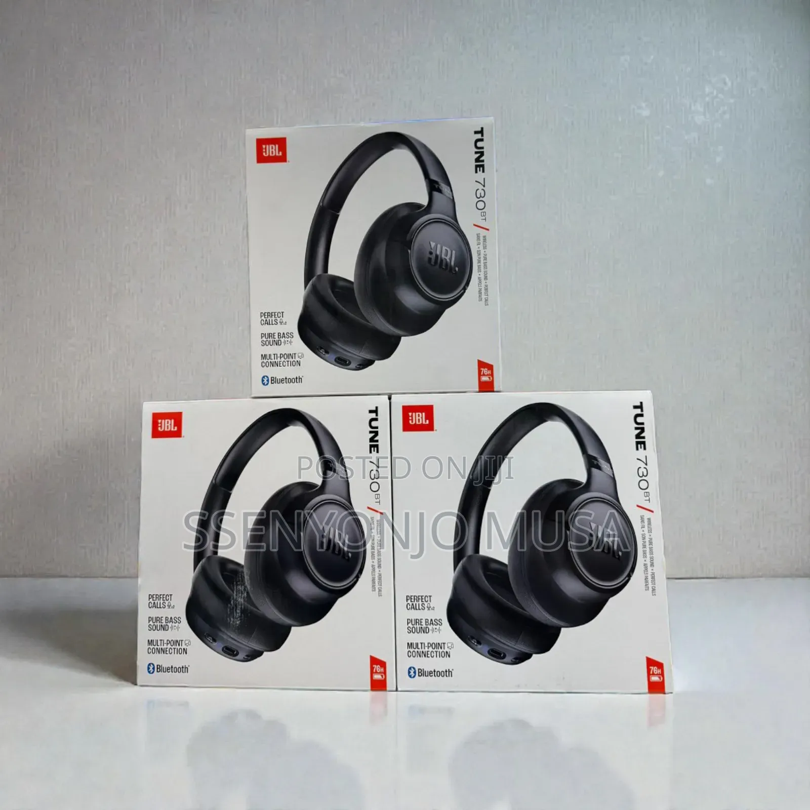 Jbl Tune 720bt Wireless Over-ear Headphones – Pure Bass Sound, Bt 5.3,
