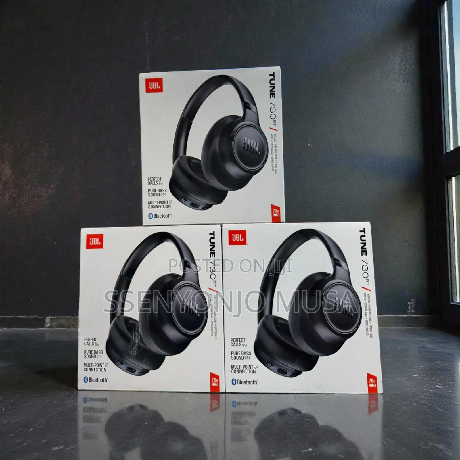 Jbl Tune 720bt Wireless Over-ear Headphones – Pure Bass Sound, Bt 5.3,
