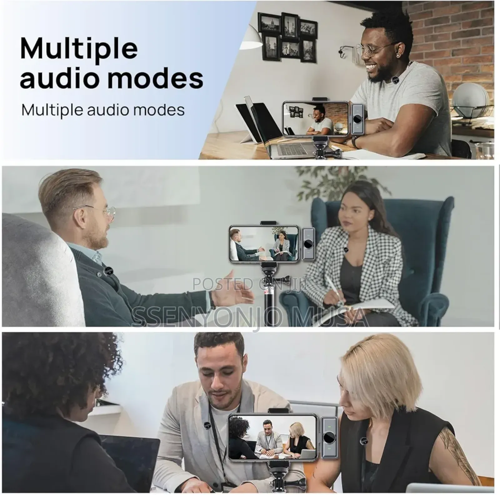 Go-des Gd-ws305 2-in-1 Wireless Lavalier Microphone + Go-des.