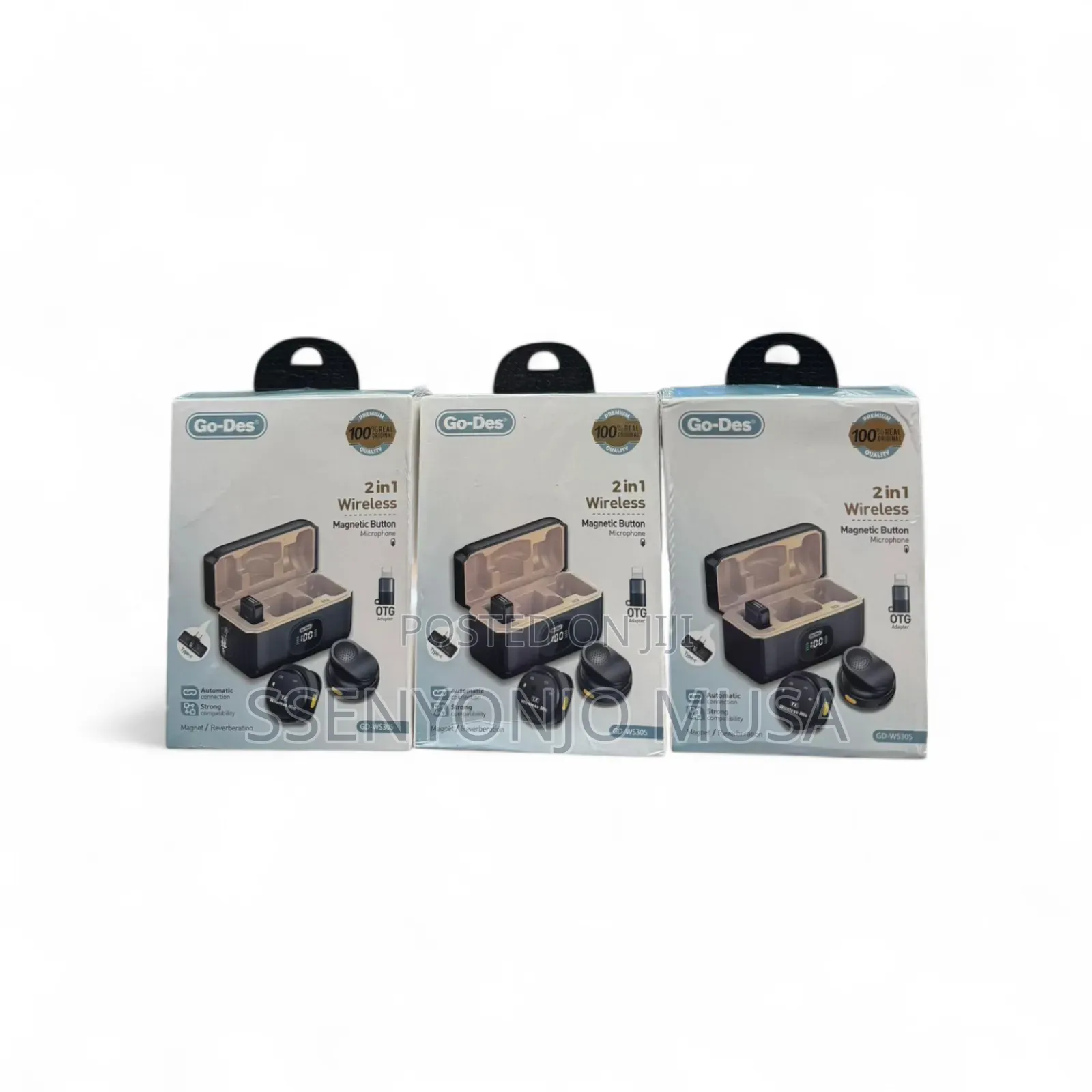 Go-des Gd-ws305 2-in-1 Wireless Lavalier Microphone + Go-des.