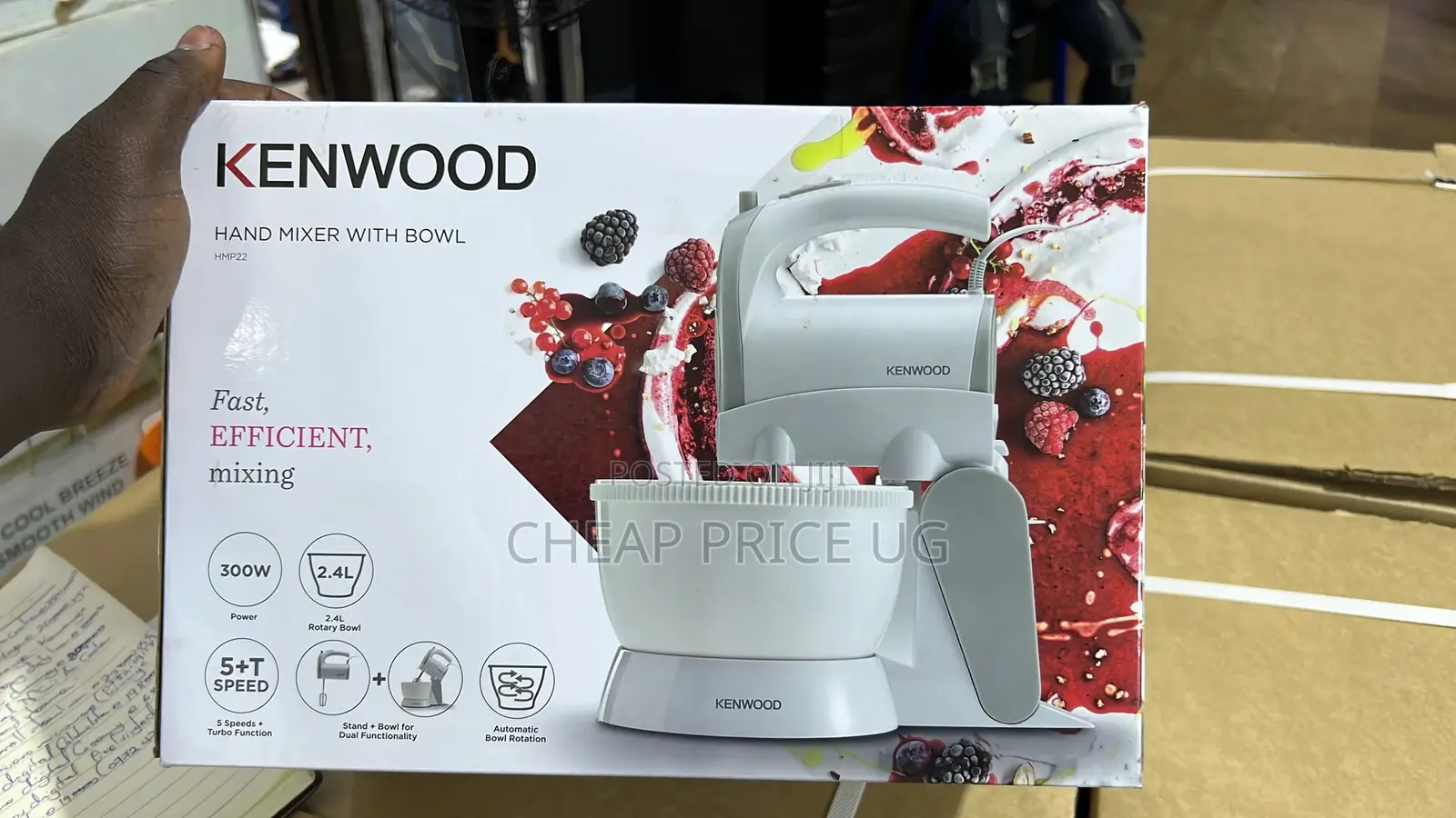 Kenwood Hand Mixer With Bowl 2.4l