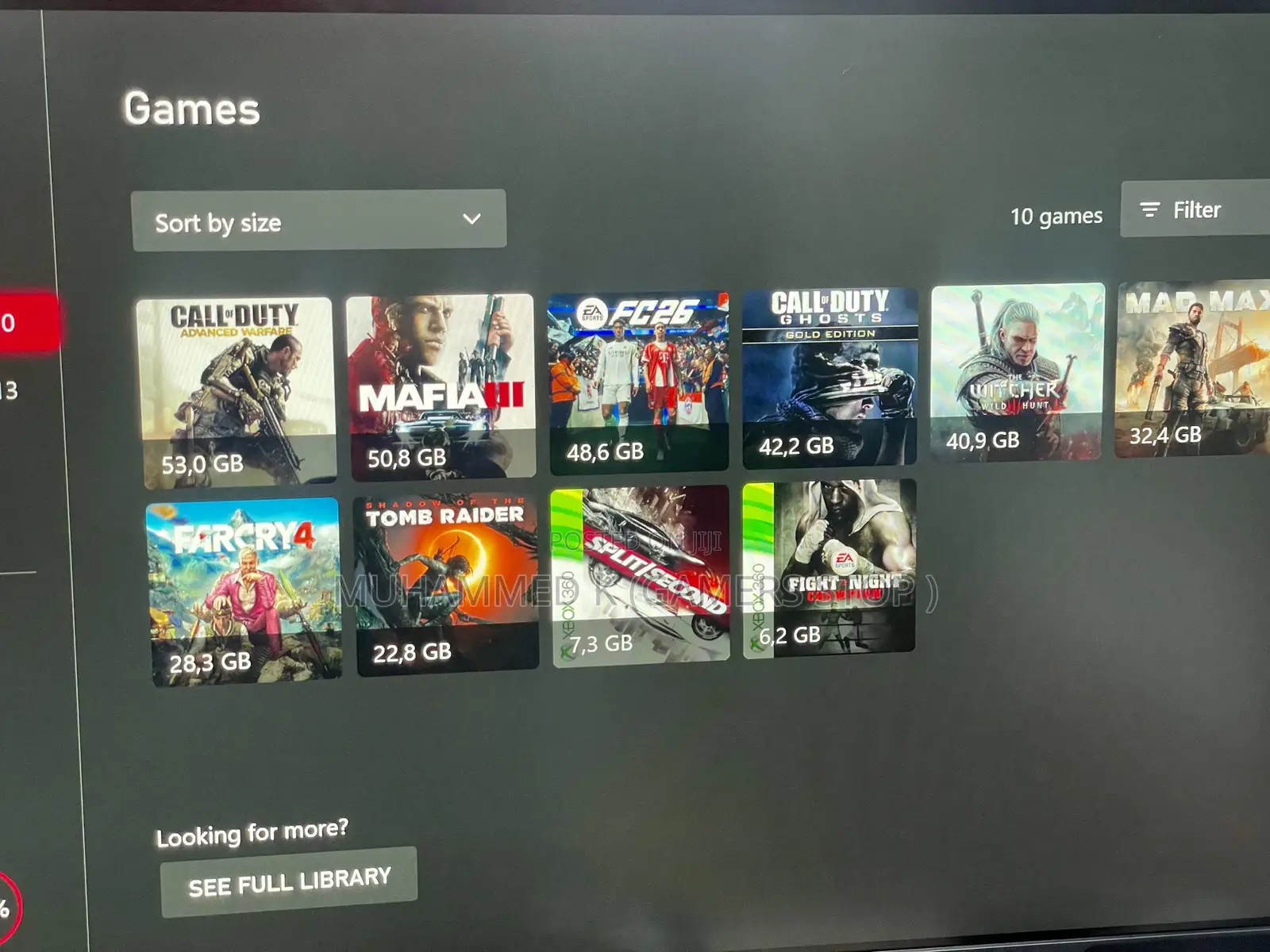 Xbox One S (Fc 26 + 10 Games)