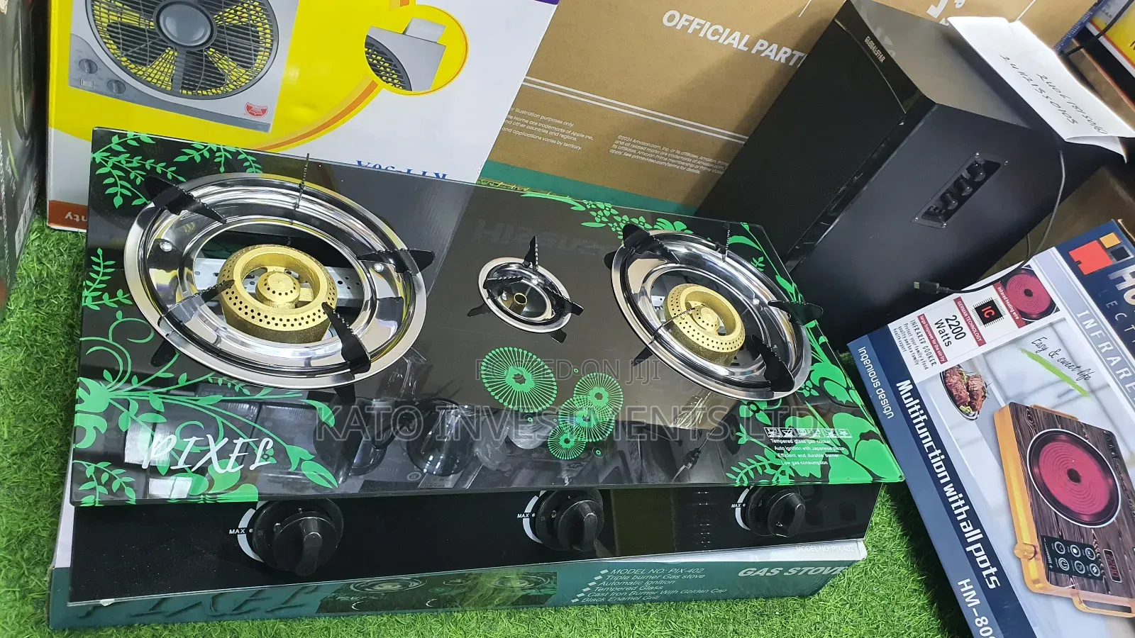 3 Gas Burner Hote Plate