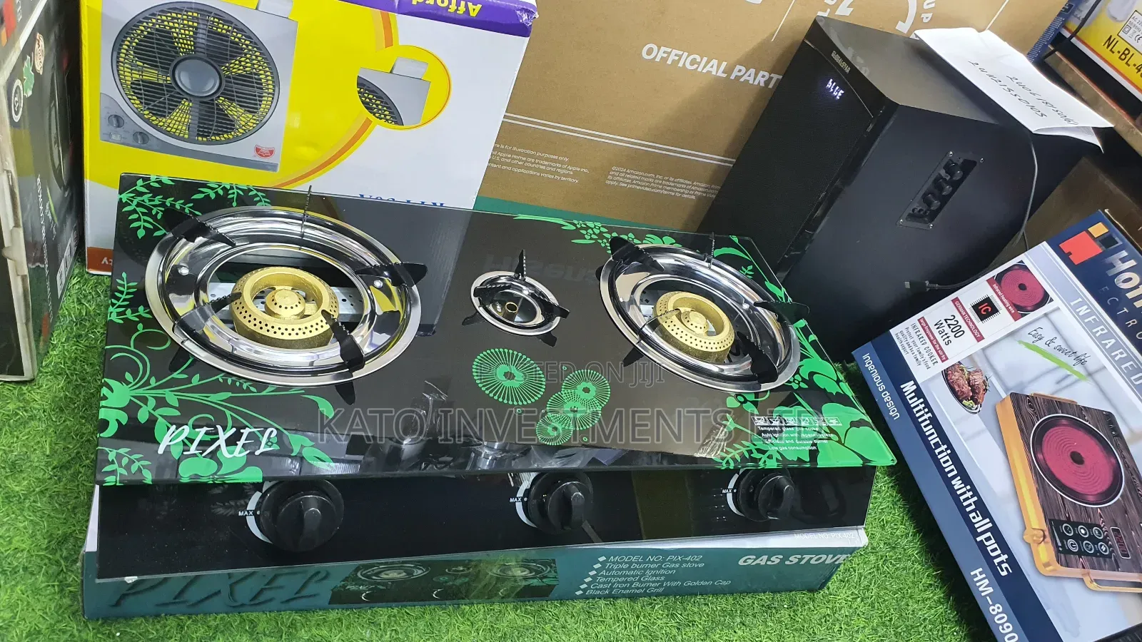 3 Gas Burner Hote Plate