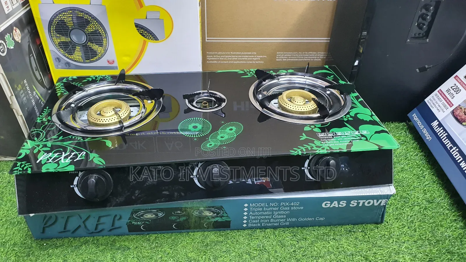 3 Gas Burner Hote Plate