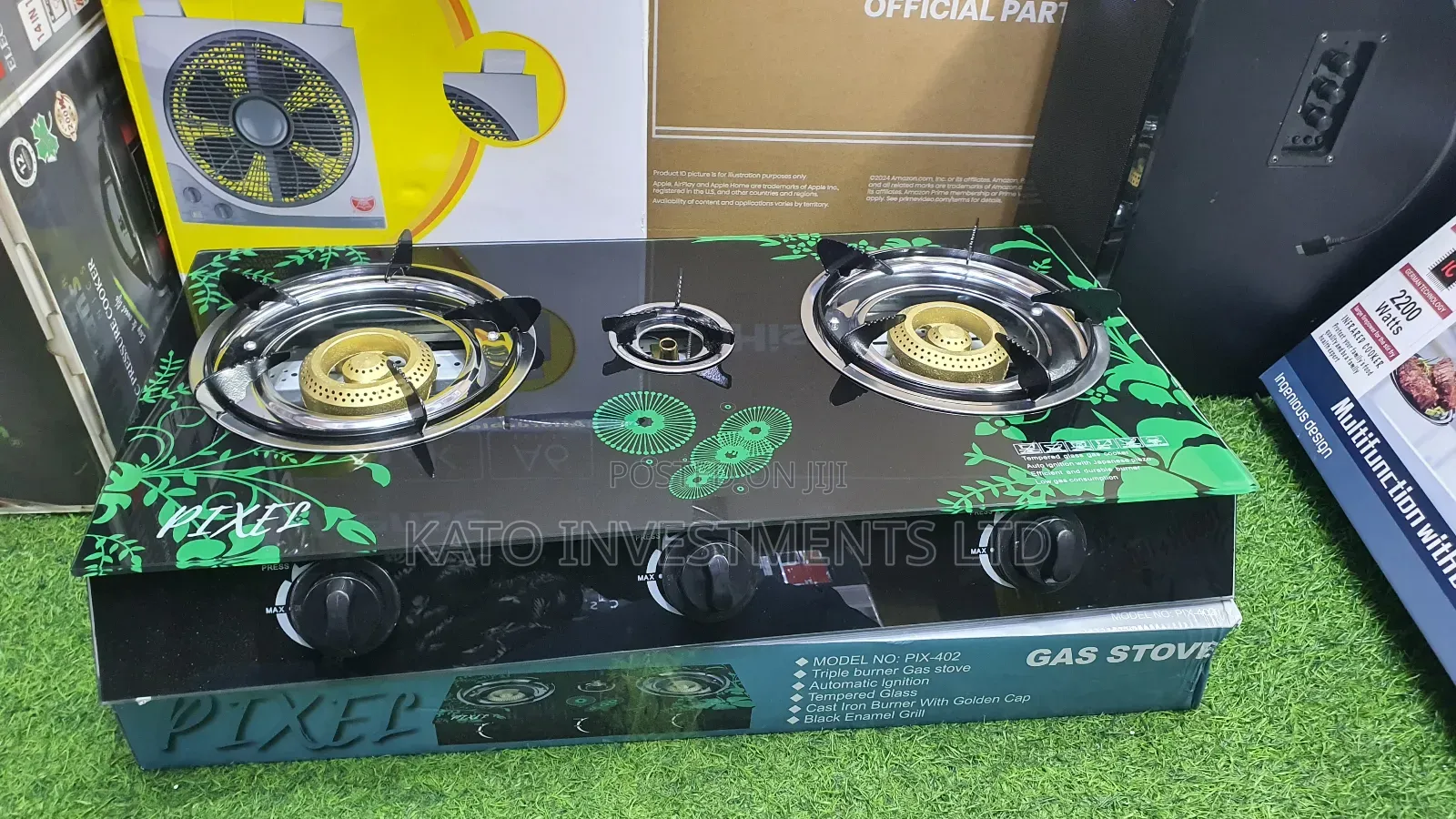 3 Gas Burner Hote Plate