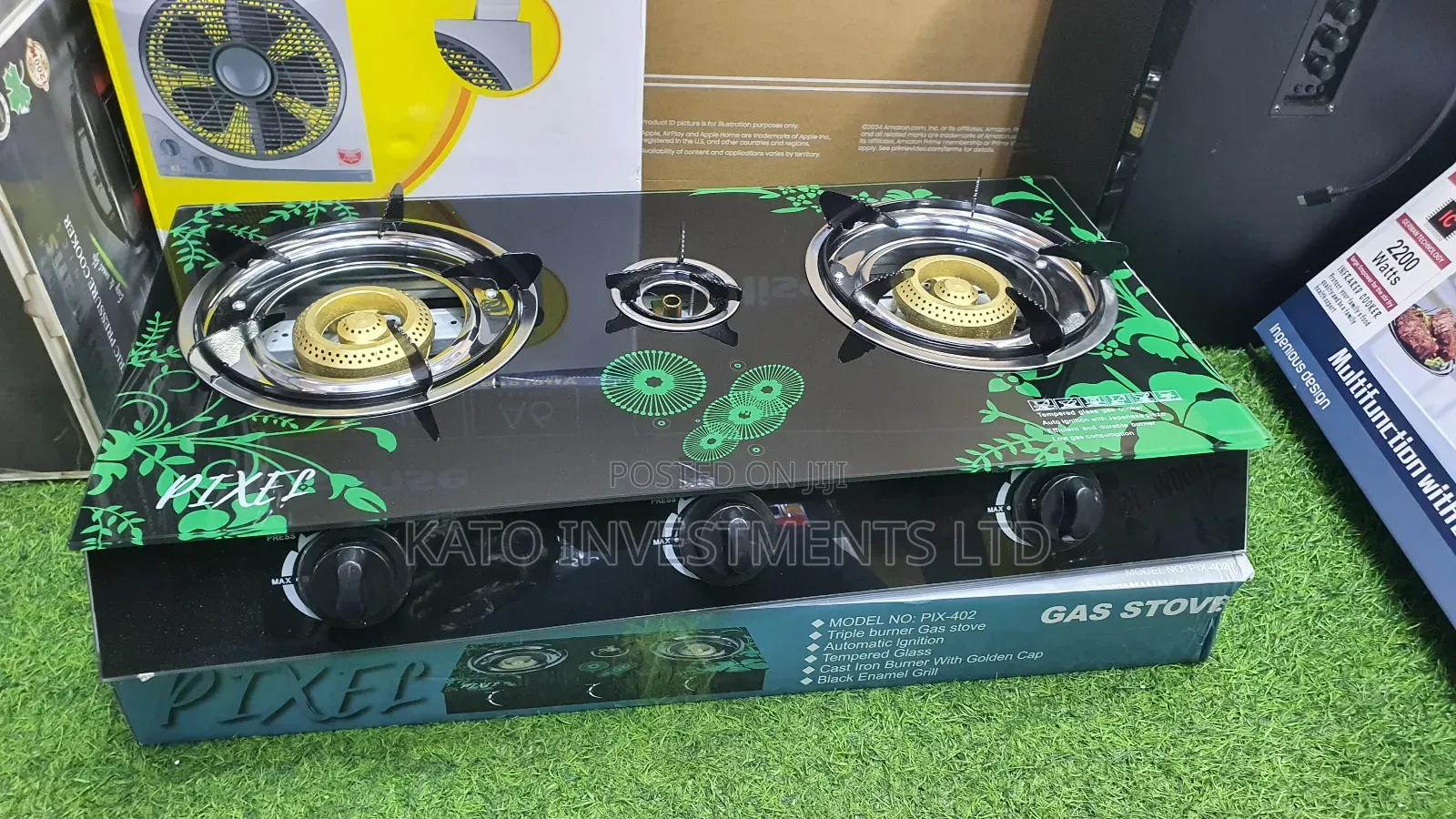 3 Gas Burner Hote Plate