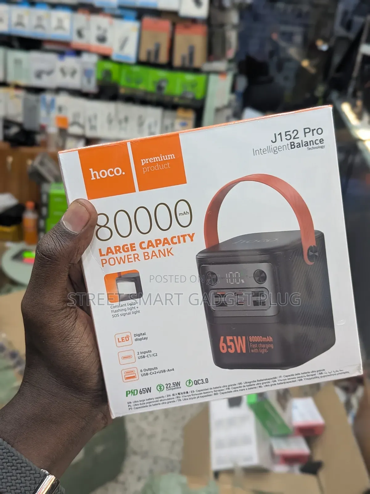 Hacco 80.000mah 65watts Power Bank