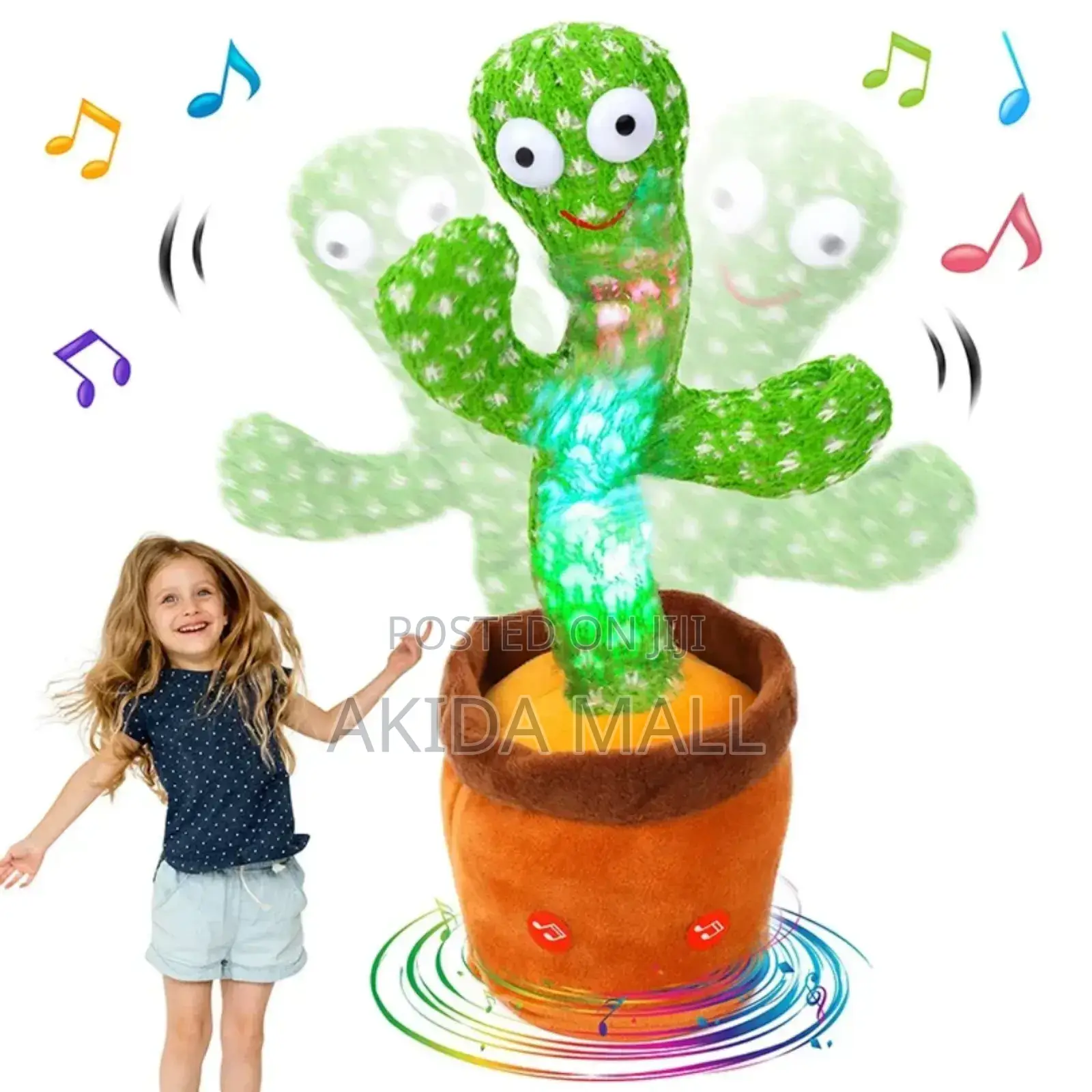 Dancing Cactus" Toy, an Interactive Plush Toy Popular for Children