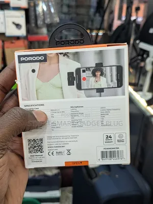 Porodo Wireless Lavalier Magnetic Wireless Microphone