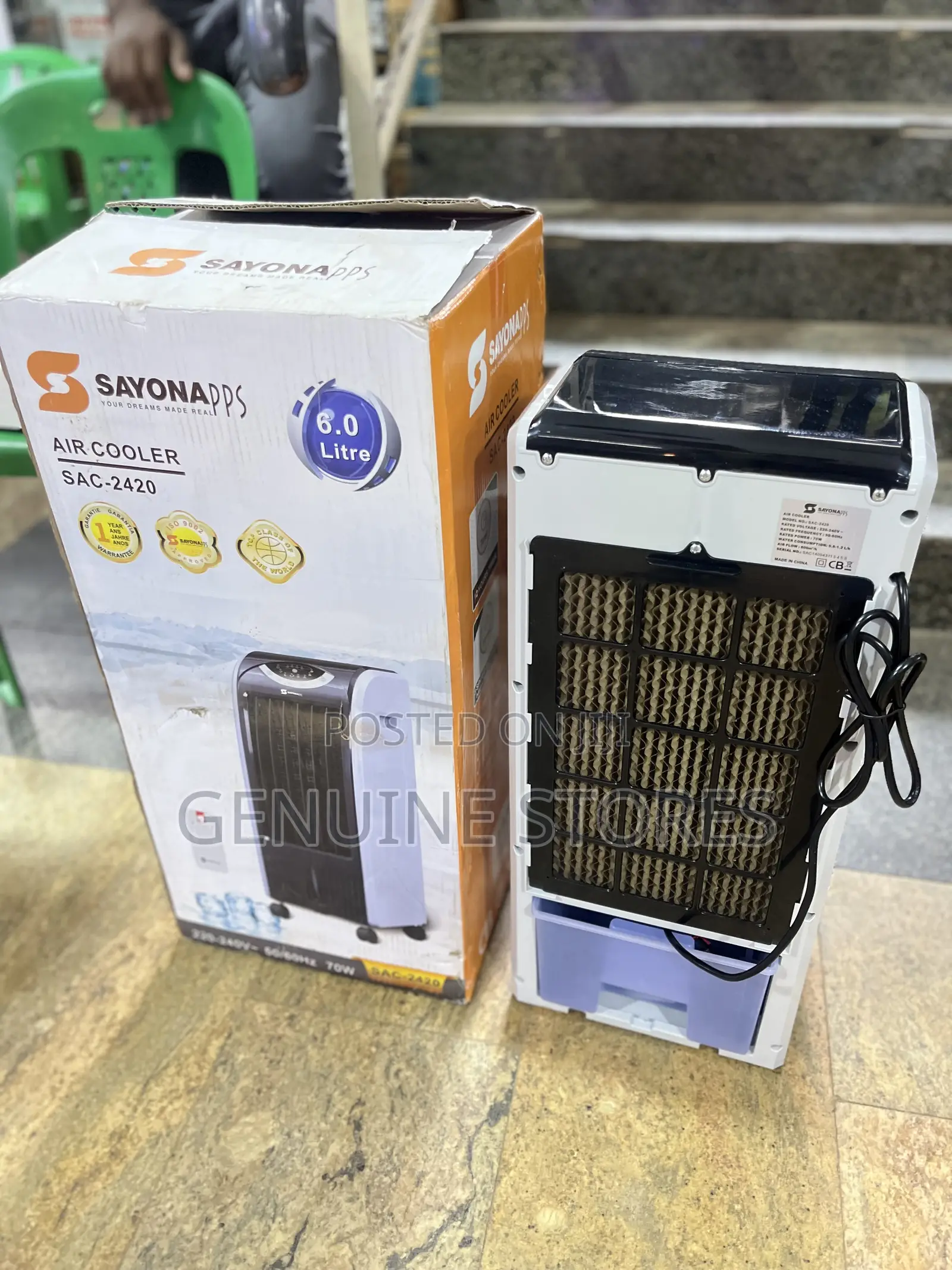 Sayona Portable Air Cooler of 6 Litres /Ac
