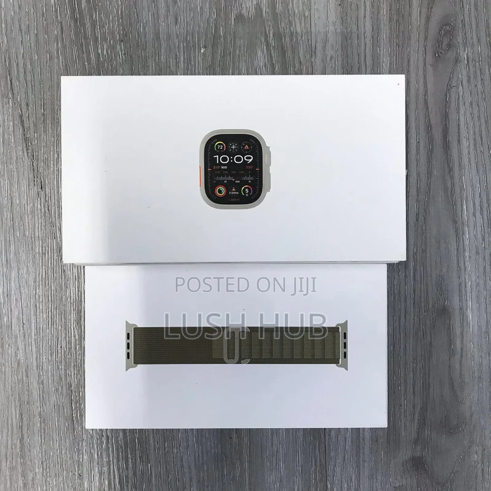 Apple Watch Ultra 2 2024 Black Dark Green Alpine Loop