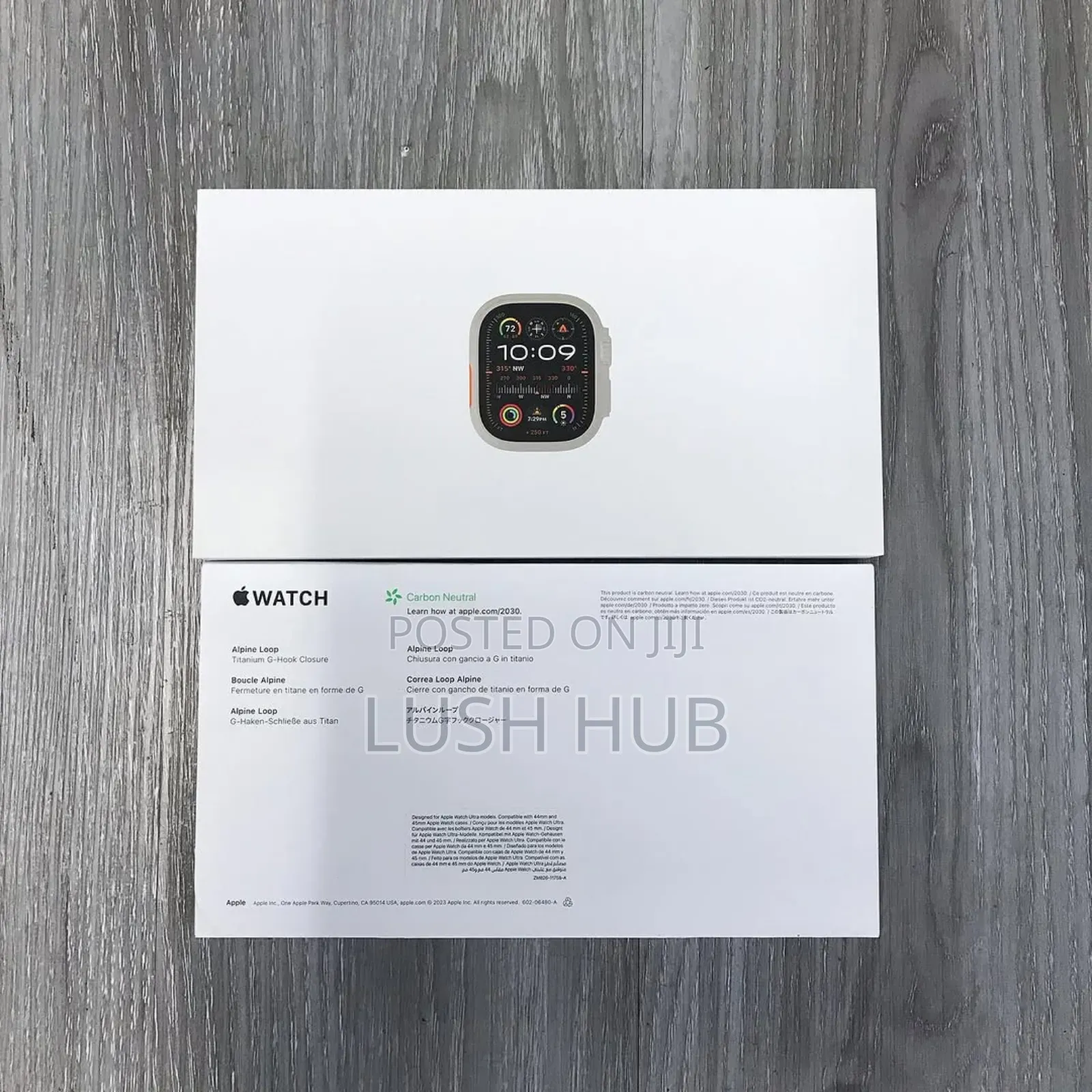 Apple Watch Ultra 2 2024 Black Dark Green Alpine Loop