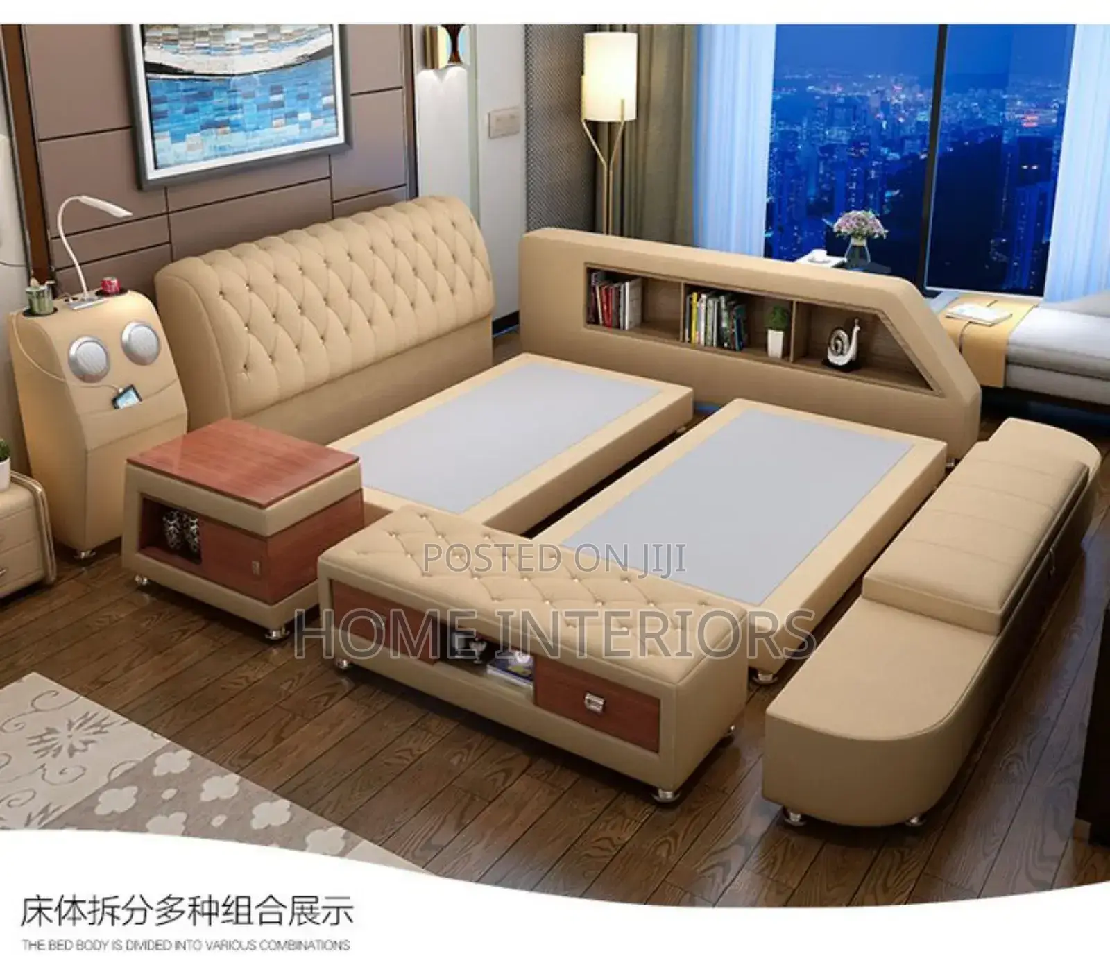 6 by 6 Bed With Storage