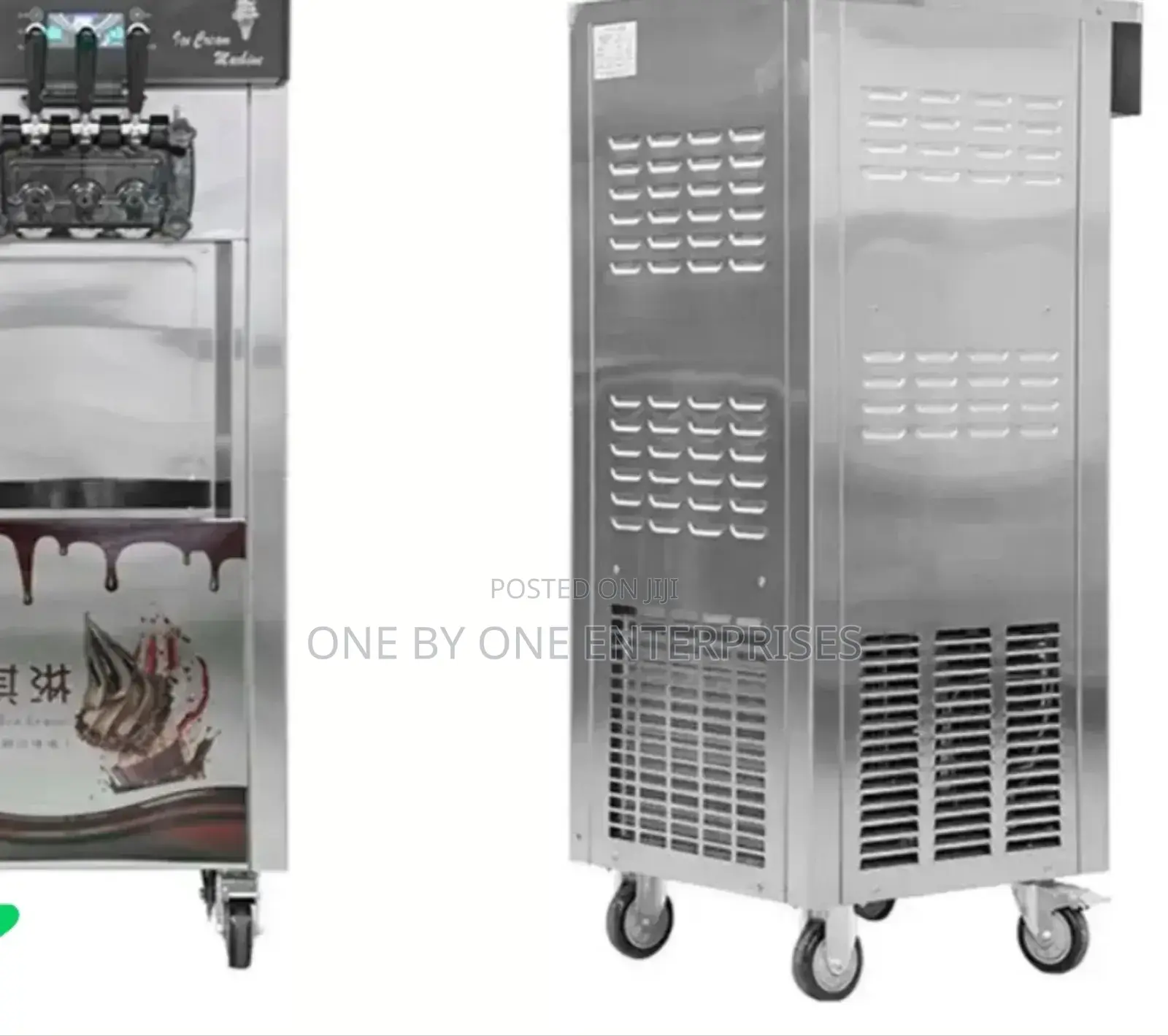 Soft Serve 3 Flavors Commercial Ice Cream Machine.