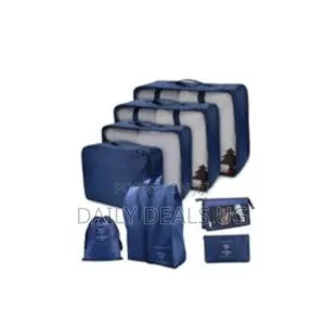 8 PCS Set Double Zippered Packing Cubes Clothes for Travel Organizer
