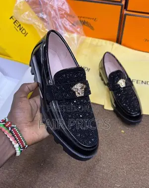 Versace Bigsole Shinny Loafers
