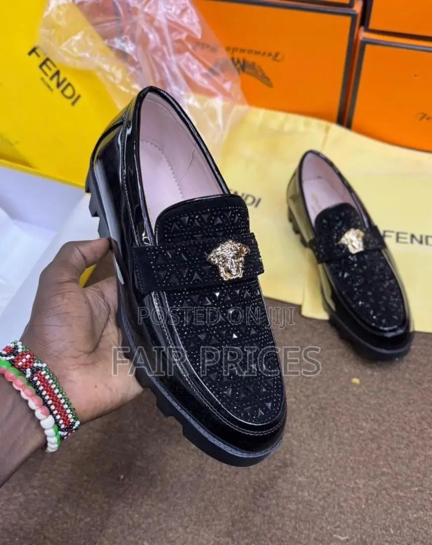 Versace Bigsole Shinny Loafers