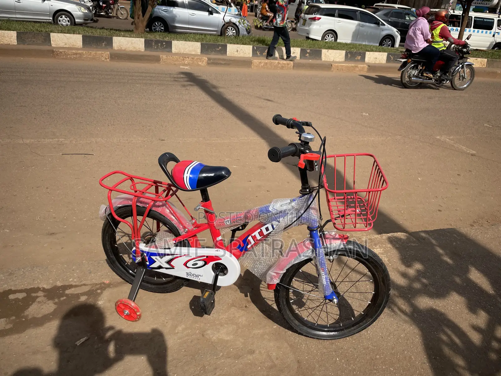 Baby Bike Red and Blue