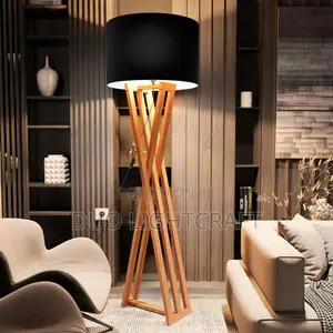 Wooden Stand Floor Lamps