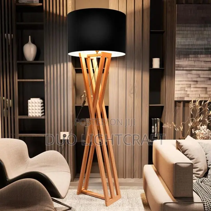 Wooden Stand Floor Lamps