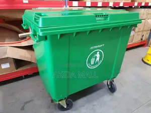 660litres Commercial And Public Wastebin Dustbin With Strong Wheels