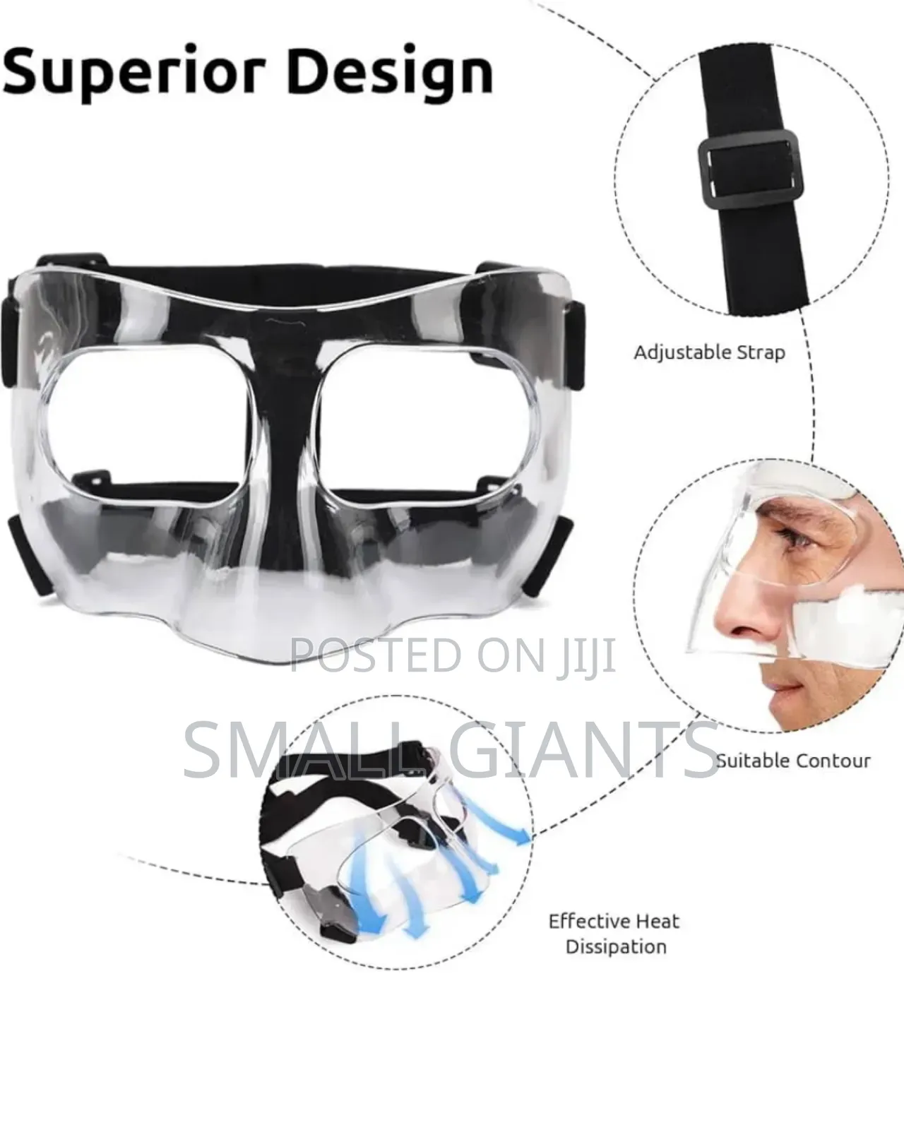 Sports Impact Protection Face Guard