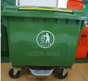 1100 Litre Capacity Plastic Wheel Commercial Public Dustbin Wastebin
