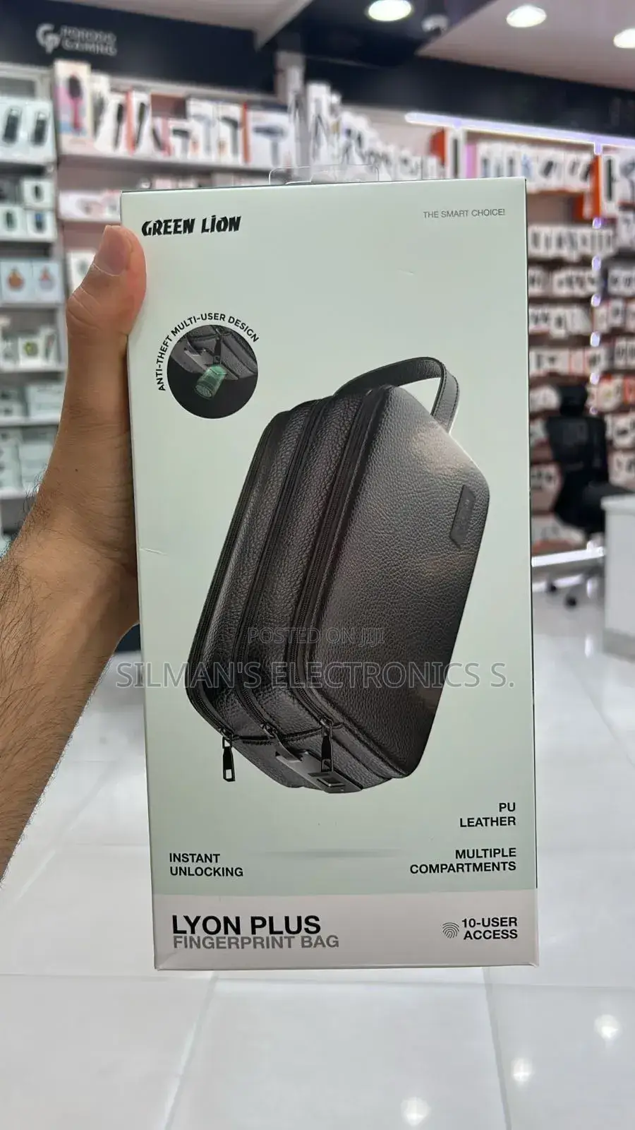 Green Lion Lyon Plus Fingerprint Bag New Model