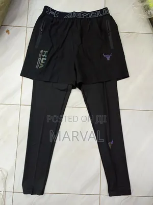 A Pair of Black Under Armour Athletic Pants.