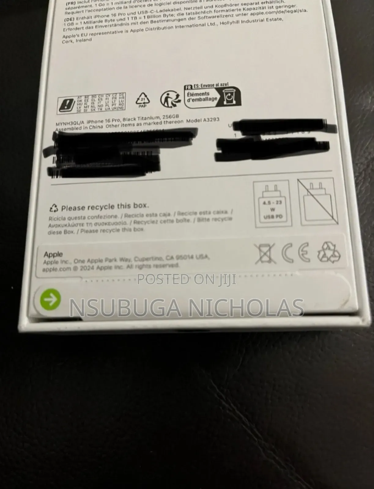 New Apple iPhone 16 Pro 512 GB White