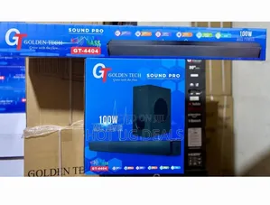 Golden Tech Soundbar With Subwoofer