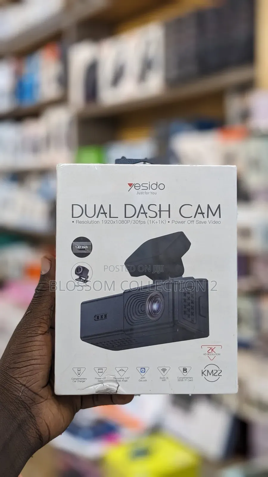 Yesido Km22 Dual Camera Car Dash Camera For Recording