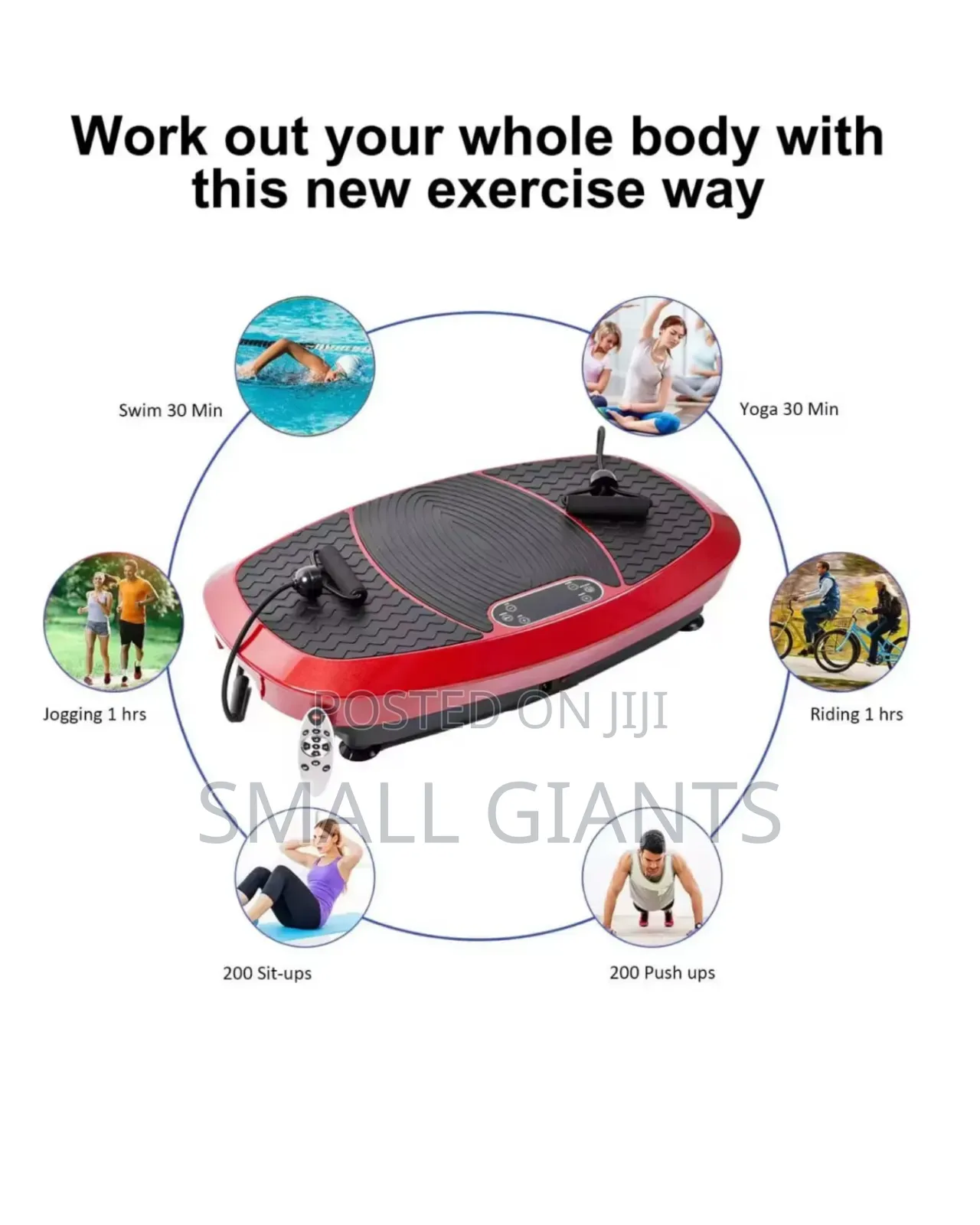Vibration Plate Exercise Machine