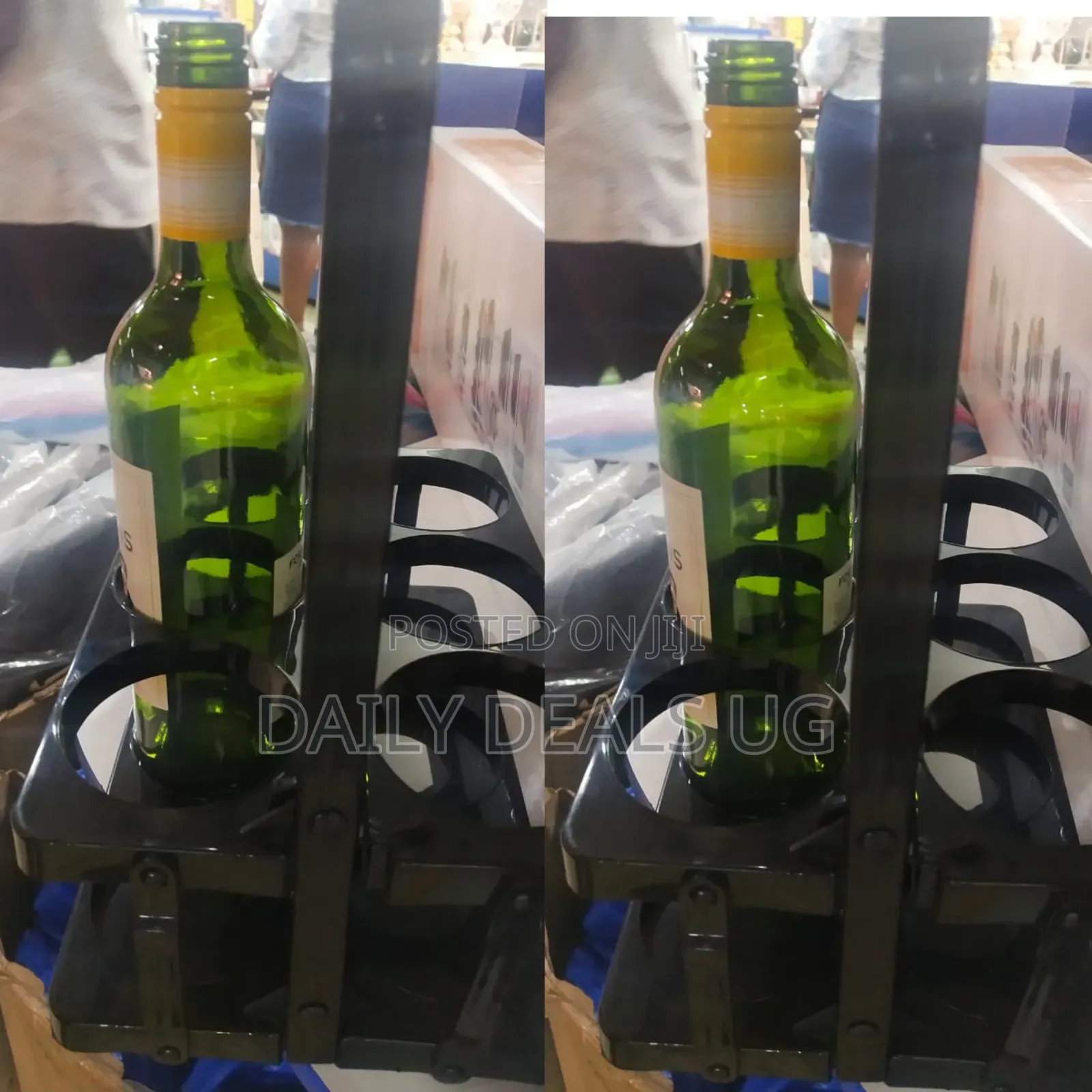 Foldable Beer or Bottle Carrier With a Handle