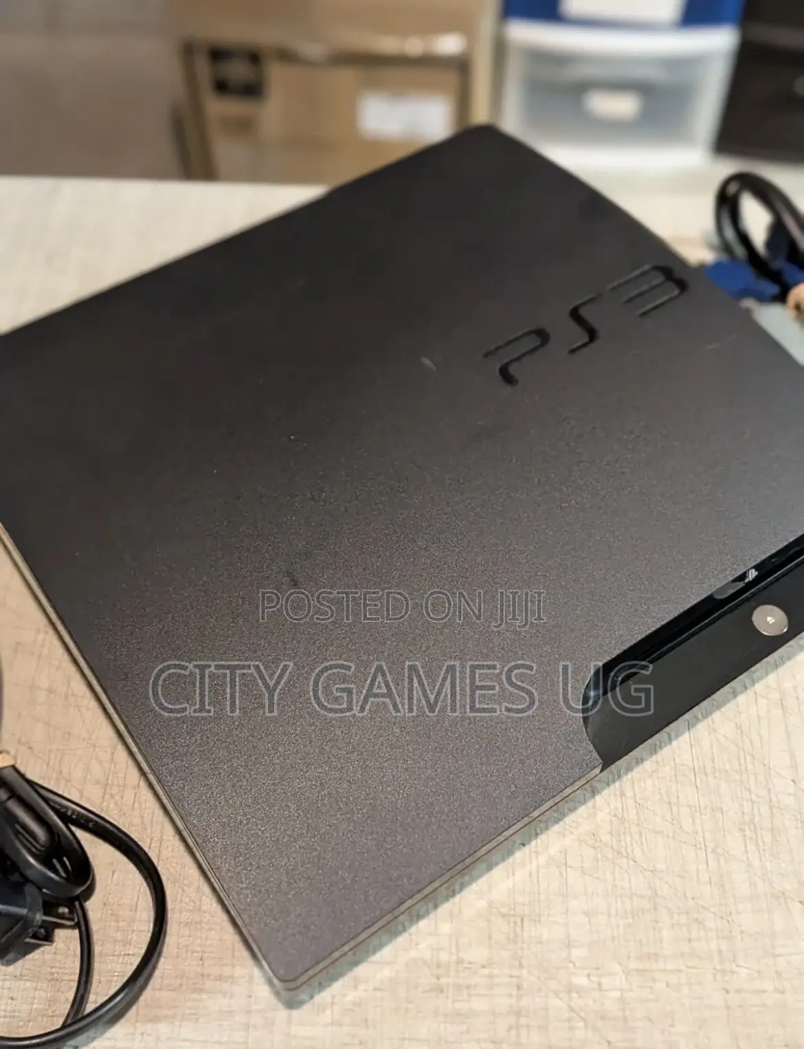 Playstation 3 Slim Ps3 Console 250gb With Cords and Controller