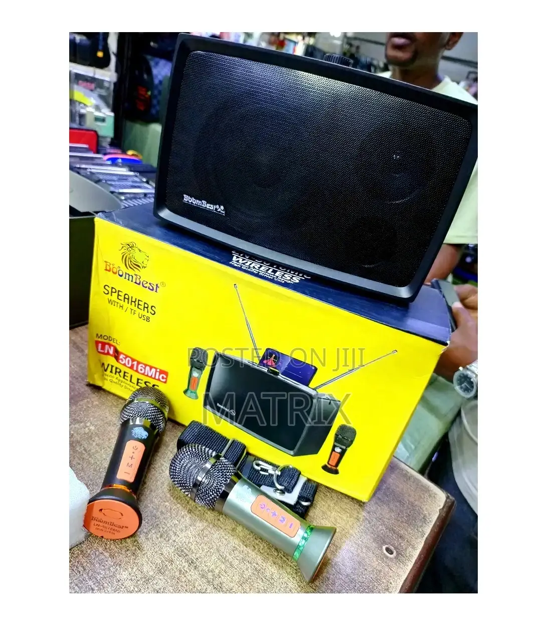 Boombest 5016 Double Mic Wireless Speaker
