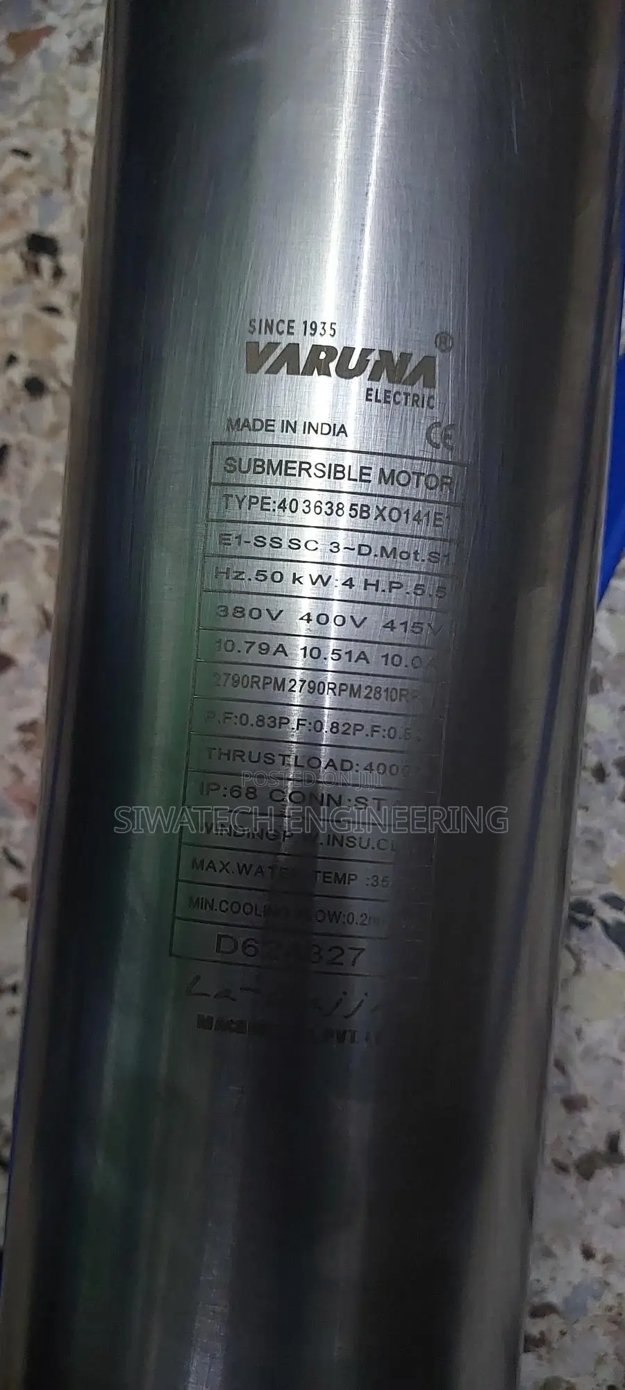 Submersible Pump Motors Single Phase and 3phase From 1.5kw to 30kw