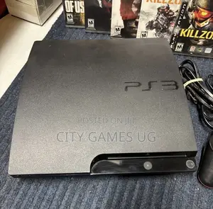 Sony Playstation 3 Slim Model Console 250gb Controller Cords 15 Games