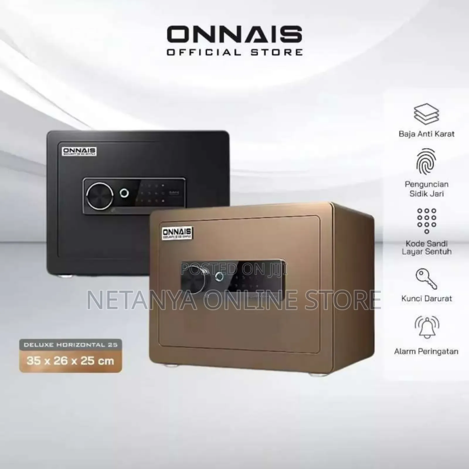 Stainless Steel Digital Fingerprint Safe Box