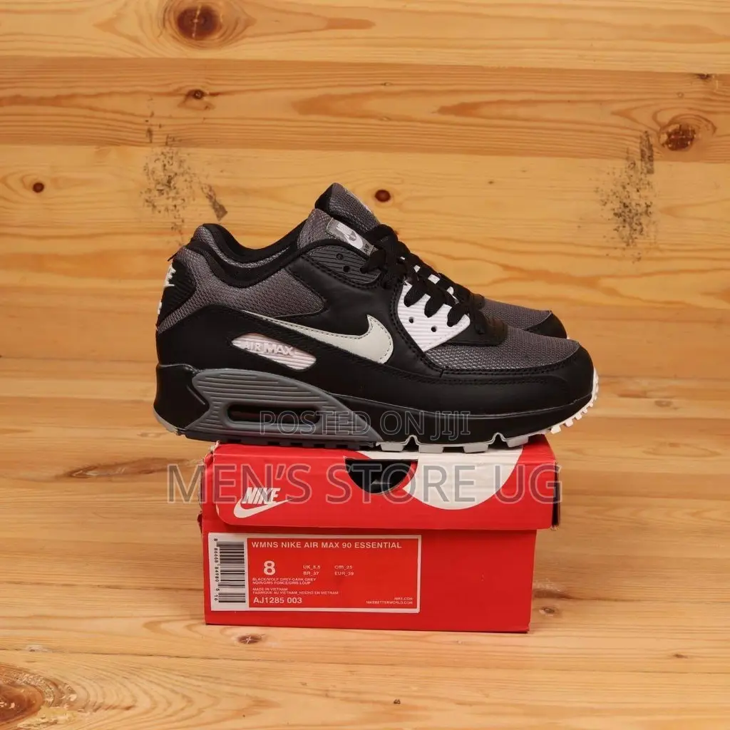 Nike Air Max 90 Black/Gray Classic Sneakers For Both Women And Men’S
